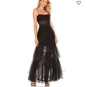 BCBG Max Azria Corset Tulle Gown